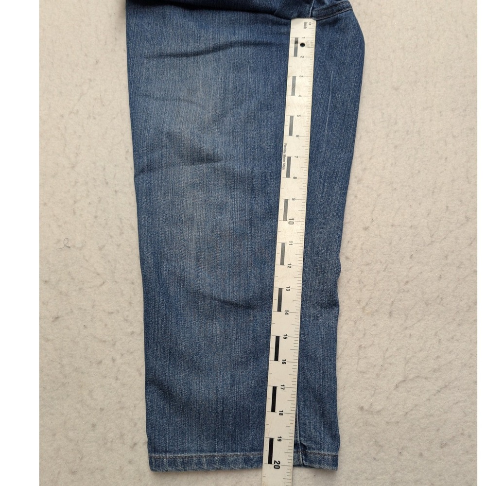 Christopher & Banks Modern Fit Capri Jeans Womens 4 Blue Medium Wash Cropped - Picture 7 of 14